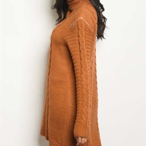KNIT SWEATER DRESS - Picture 2 of 2
